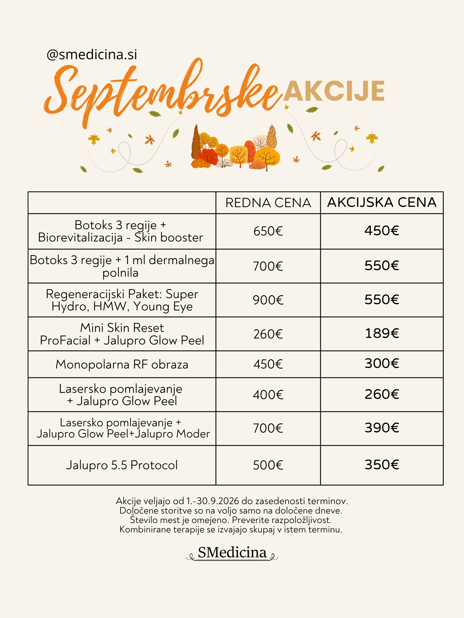 Akcije v septembru 